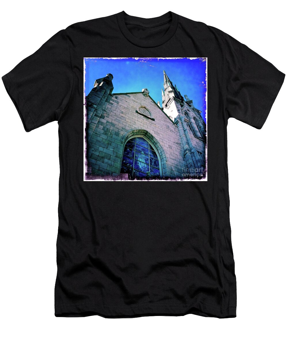 Church T-Shirt featuring the photograph Where There Is Light by Kevyn Bashore