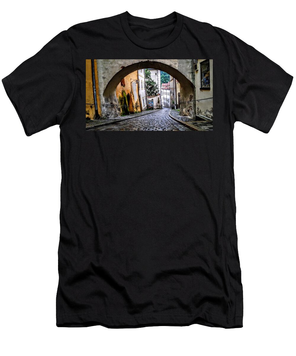 Europe T-Shirt featuring the photograph Passau Passages by Cheryl Wallace