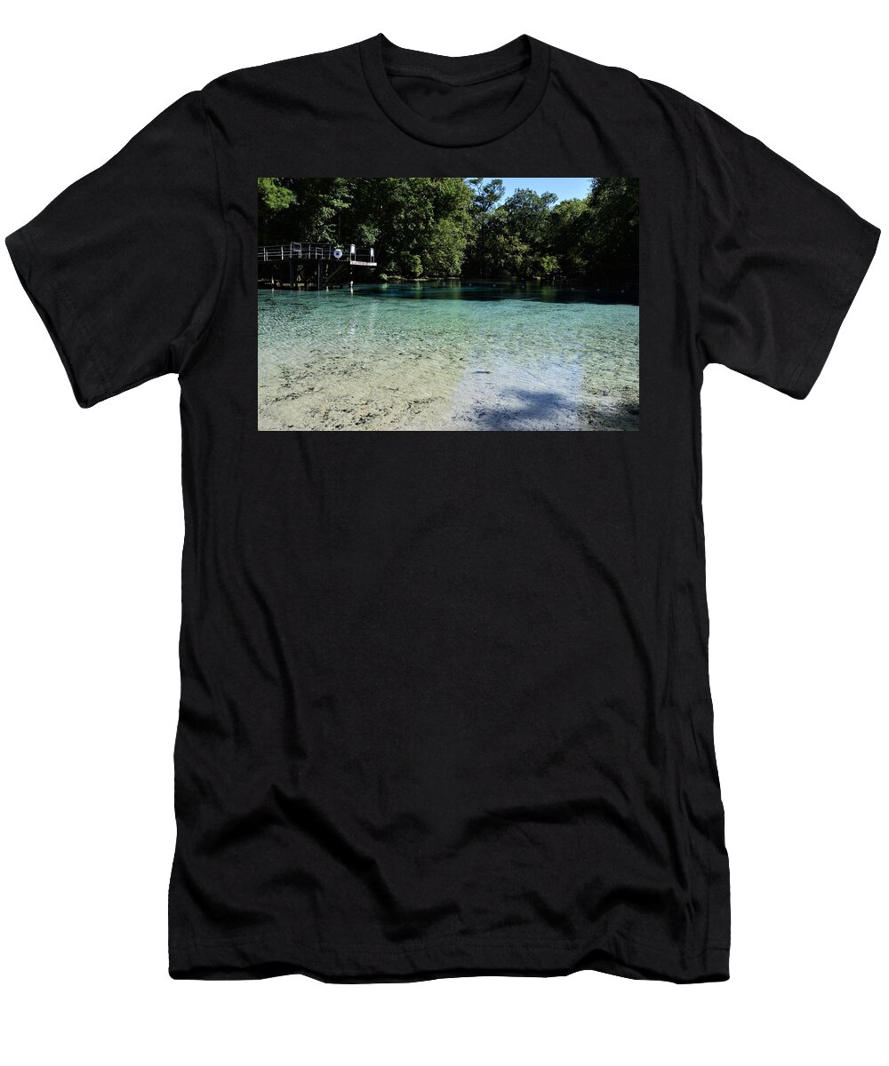 White Sands And Clear Water T-Shirt featuring the photograph White Sands and Clear Water by Warren Thompson