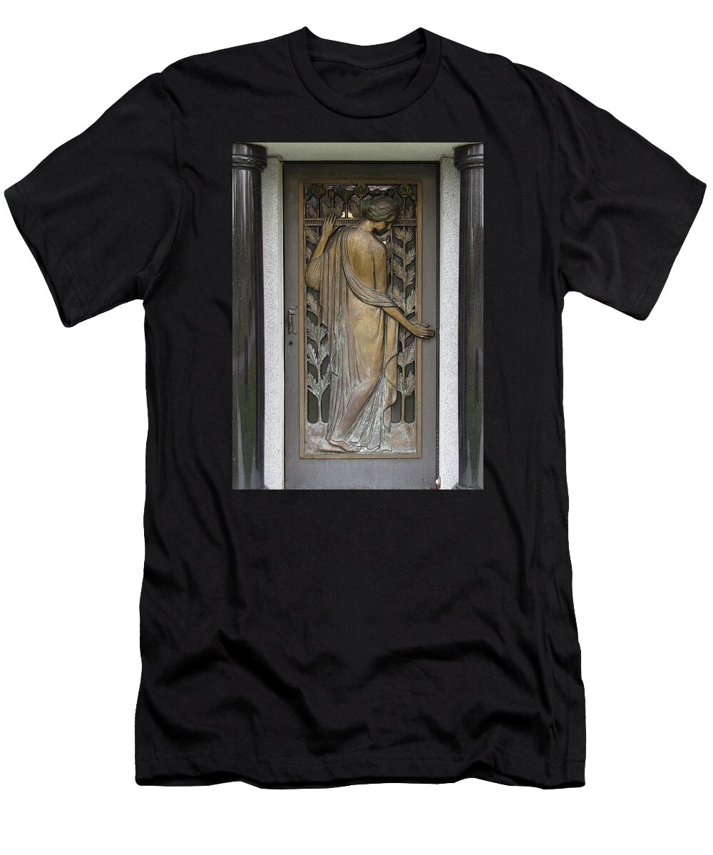 Woman T-Shirt featuring the photograph Will My Voice Leave Echoes by Char Szabo-Perricelli
