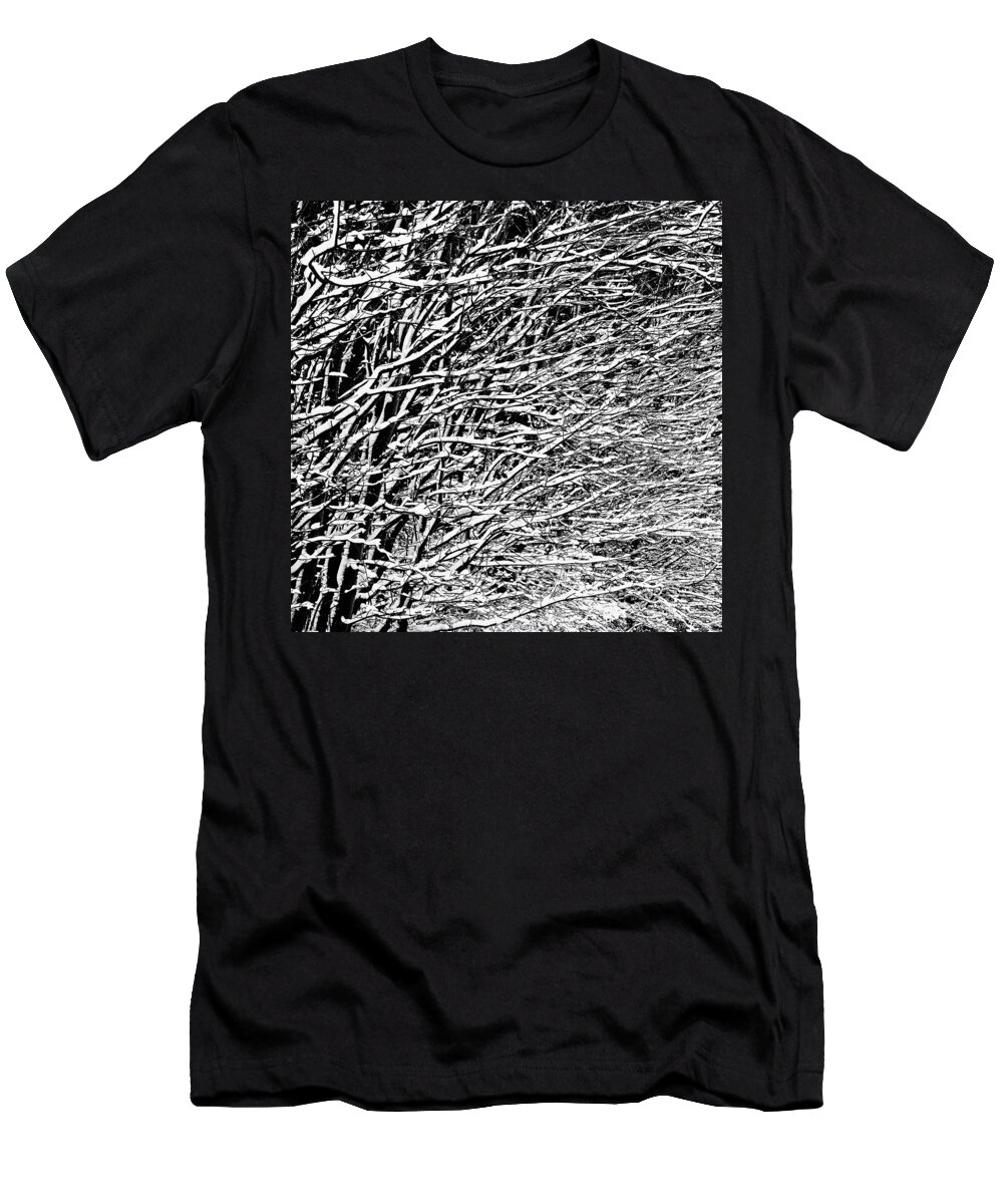 Abstract T-Shirt featuring the photograph Winter by Gert Lavsen