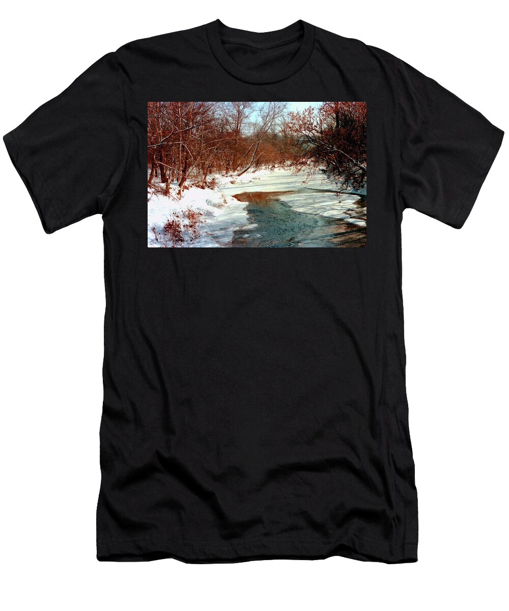 Indiana T-Shirt featuring the photograph Winter Wonderland by Gary Wonning
