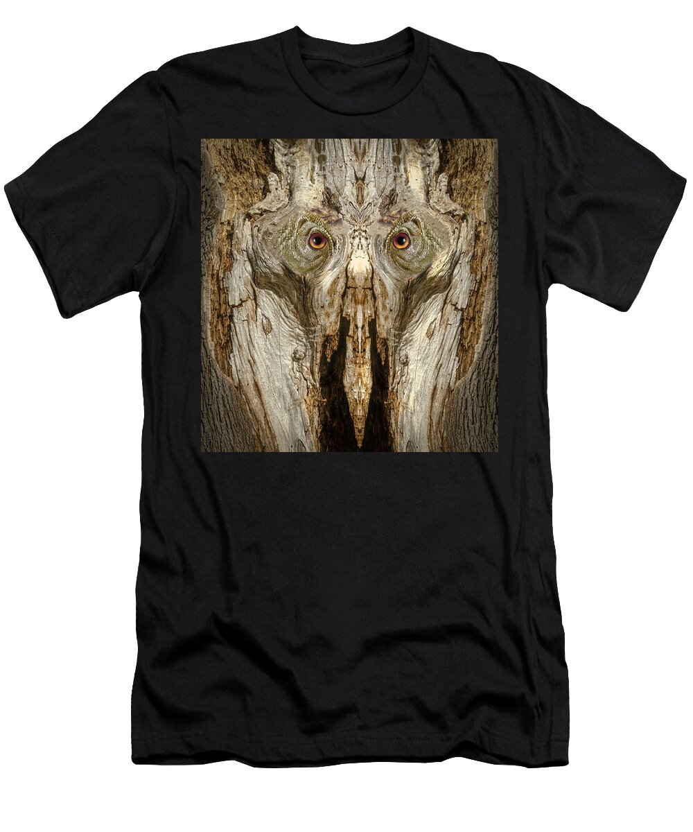 Wood T-Shirt featuring the digital art Woody 191 by Rick Mosher