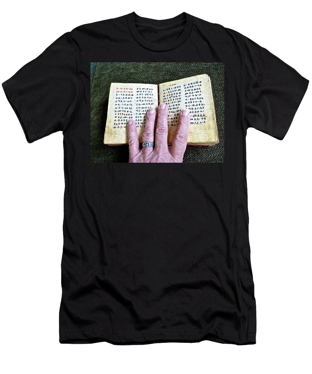 Bible T-Shirt featuring the photograph Word of the Living God by Diana Hatcher