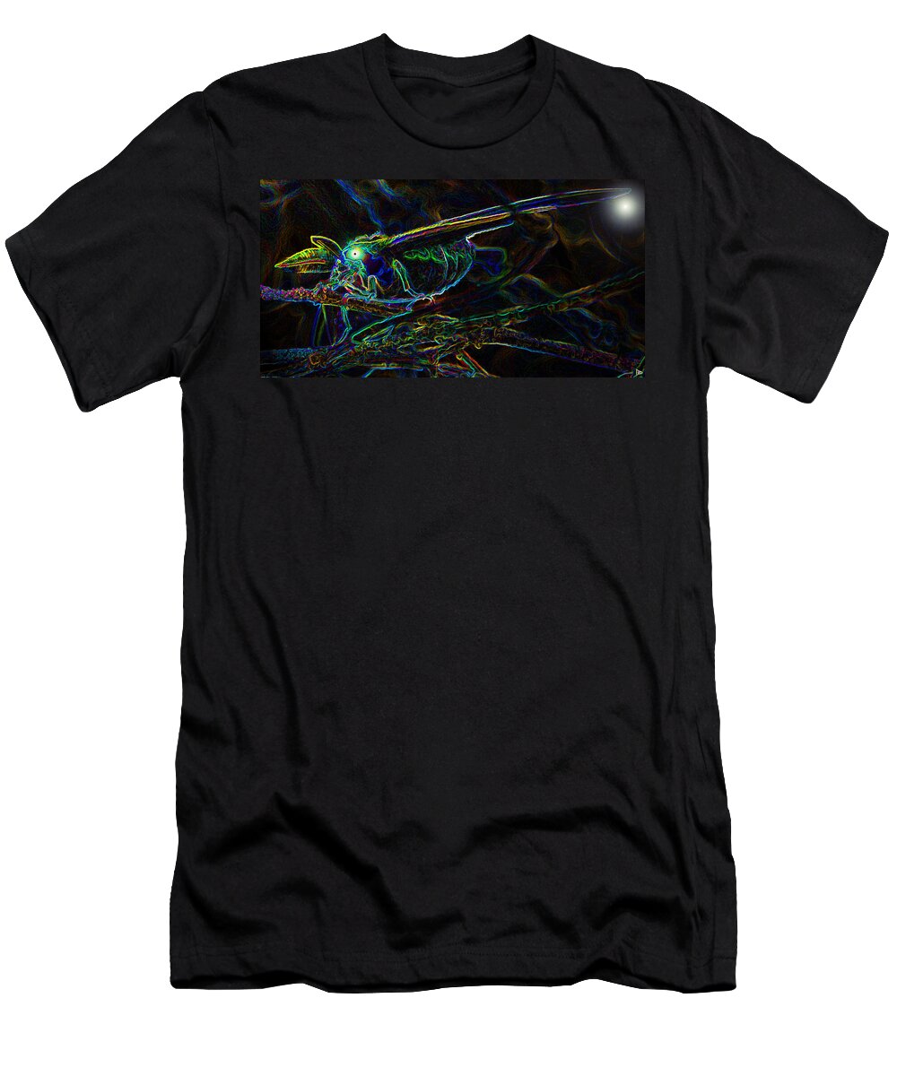 Luna Moth T-Shirt featuring the photograph World of the Luna Moth by David Lee Thompson