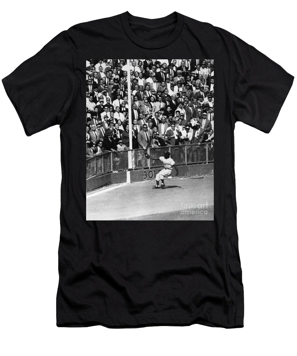 1955 T-Shirt featuring the photograph World Series 1955 by Granger