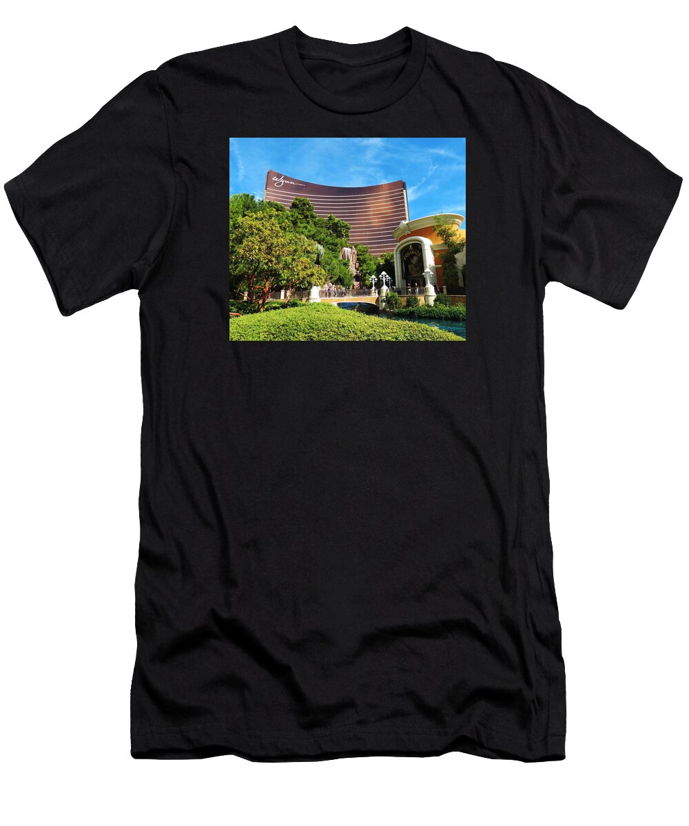 Hotels T-Shirt featuring the photograph Wynn Las Vegas by Vijay Sharon Govender