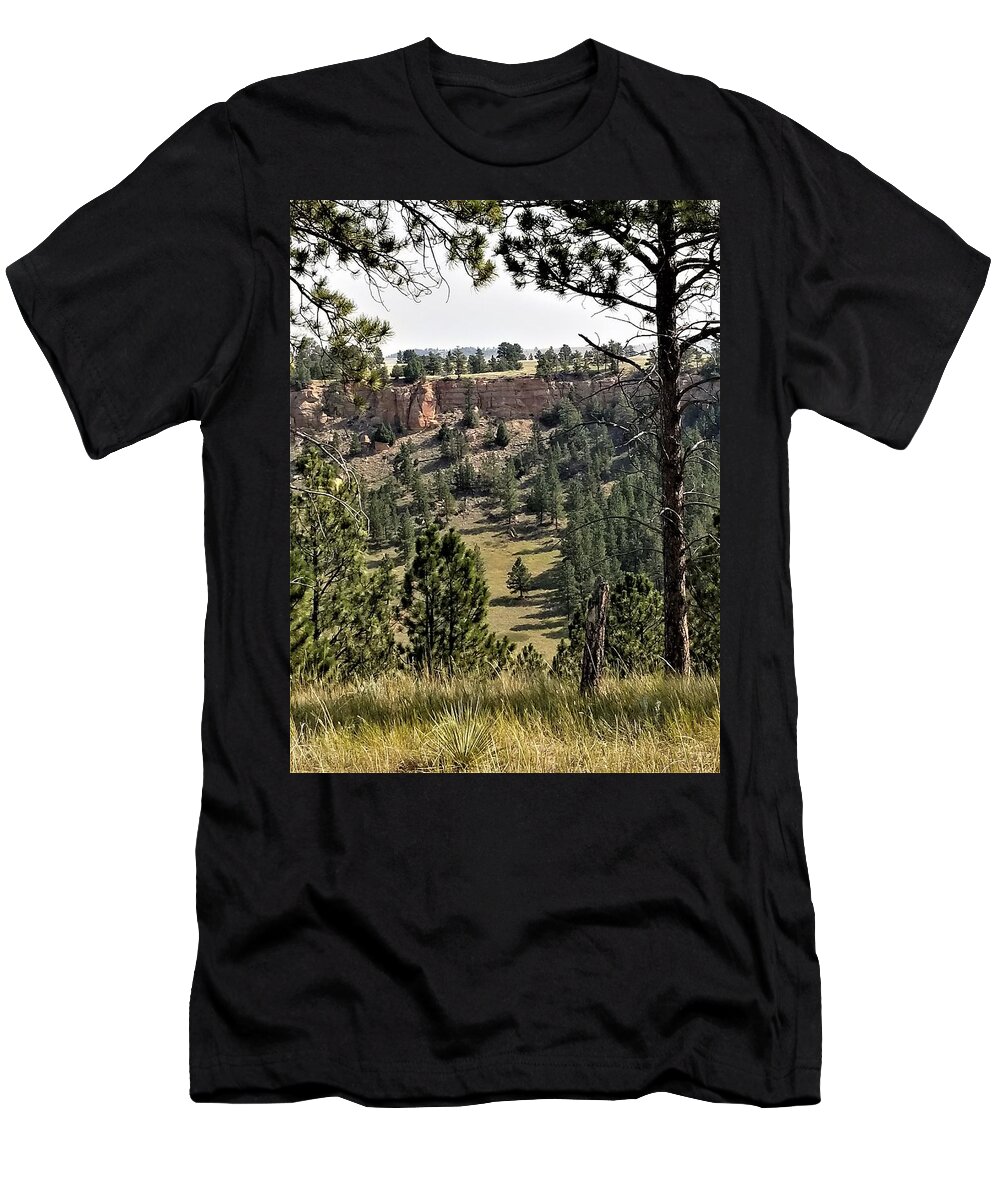 Beautiful T-Shirt featuring the photograph Wyoming Rock Ledge by Rob Hans
