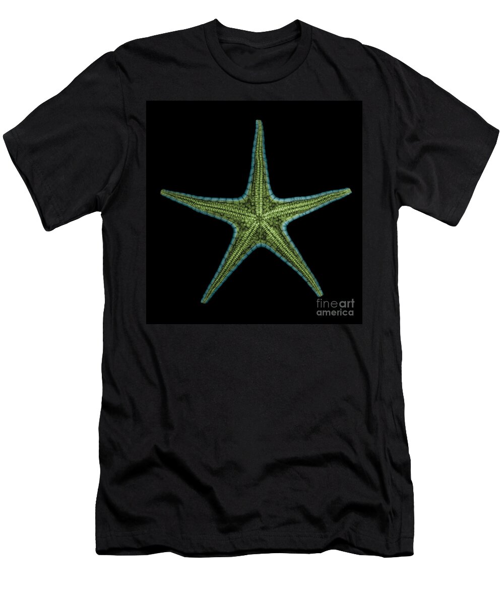 Xray T-Shirt featuring the photograph X-ray Of Starfish by Ted Kinsman