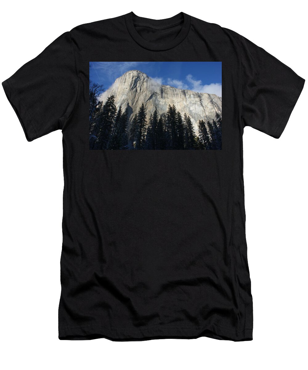 Yosemite T-Shirt featuring the photograph Yosemite Mountainside by Christine Jepsen