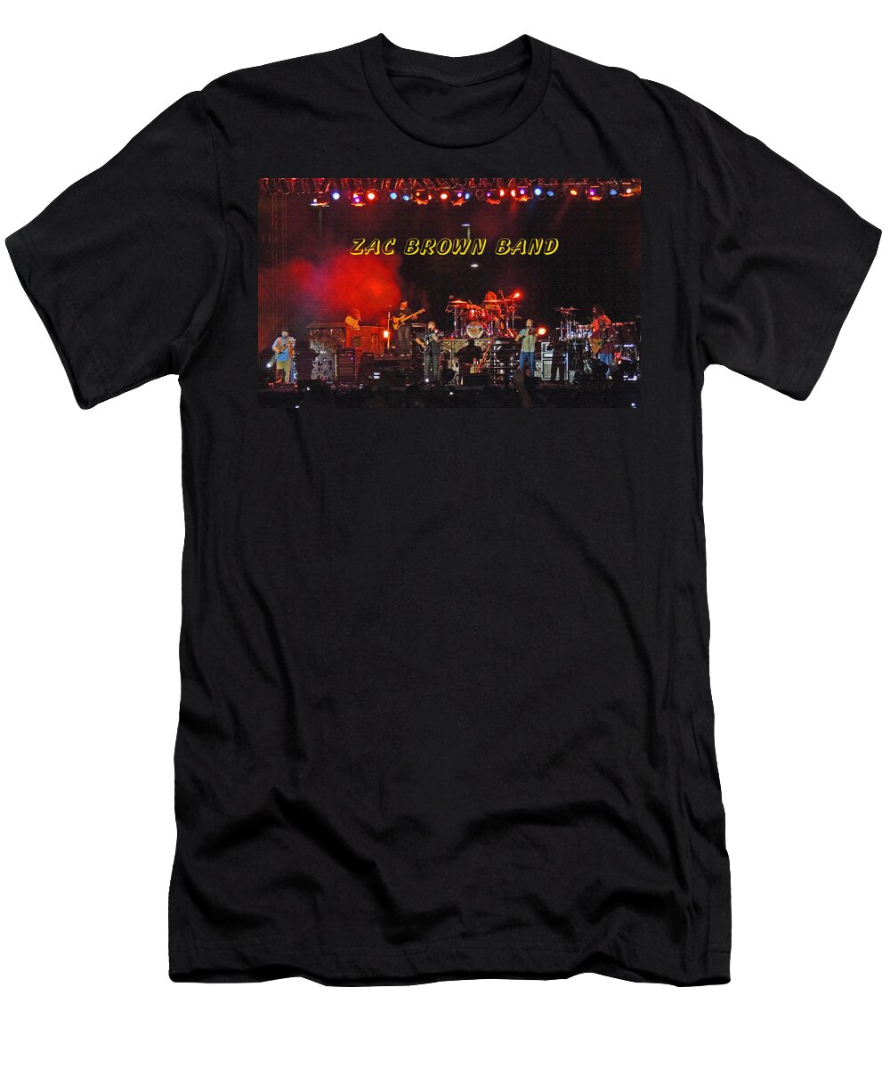 Zac Brown Band Performs At Bay Fest Mobile Alabama T-Shirt for Sale by ...