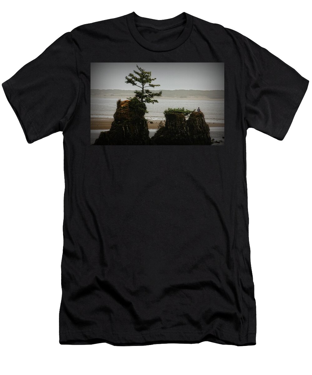 Lotus T-Shirt featuring the photograph Zen by KATIE Vigil