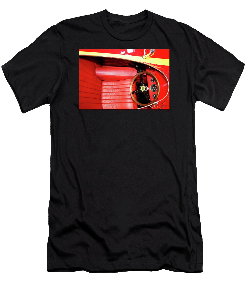 1956 T-Shirt featuring the photograph 1956 Lotus Eleven Interior by Peter Kraaibeek