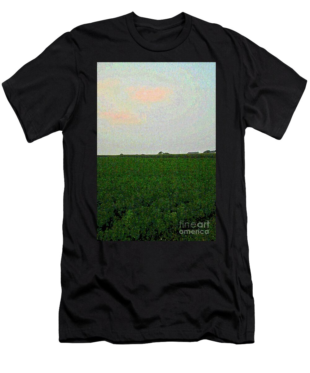 Walter Paul Bebirian T-Shirt featuring the digital art 3-11-2009t by Walter Paul Bebirian