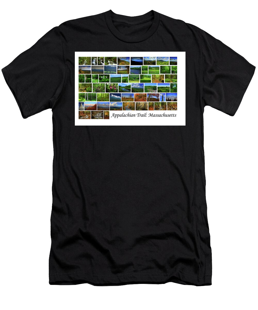 Appalachian Trail Massachusetts T-Shirt featuring the photograph Appalachian Trail Massachusetts by Raymond Salani III