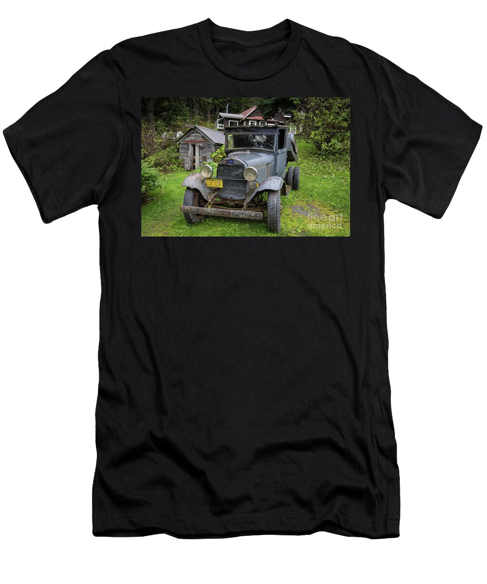 Old T-Shirt featuring the photograph At Crow Creek Mine by Eva Lechner