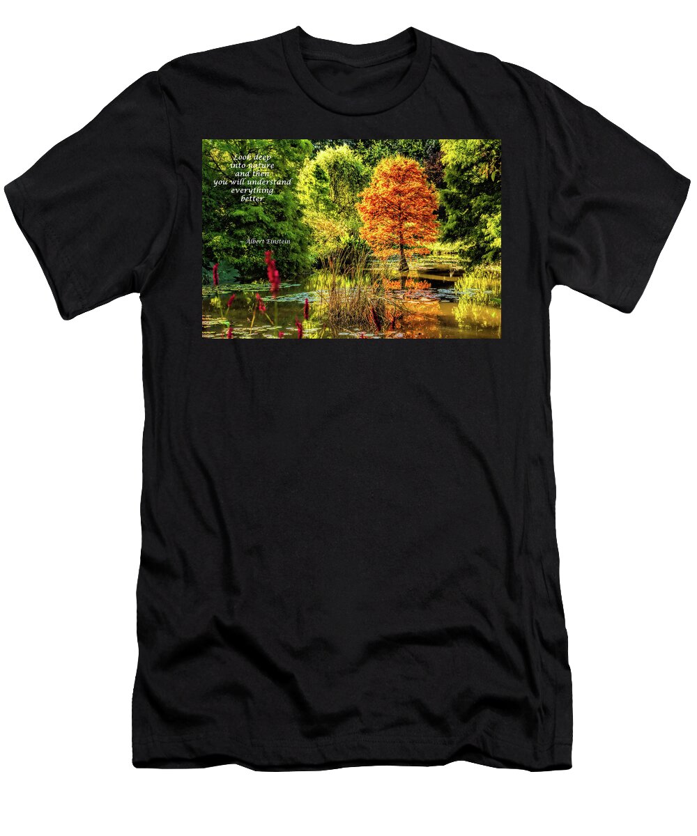 Landscape T-Shirt featuring the photograph Autumn in England by Gaye Bentham