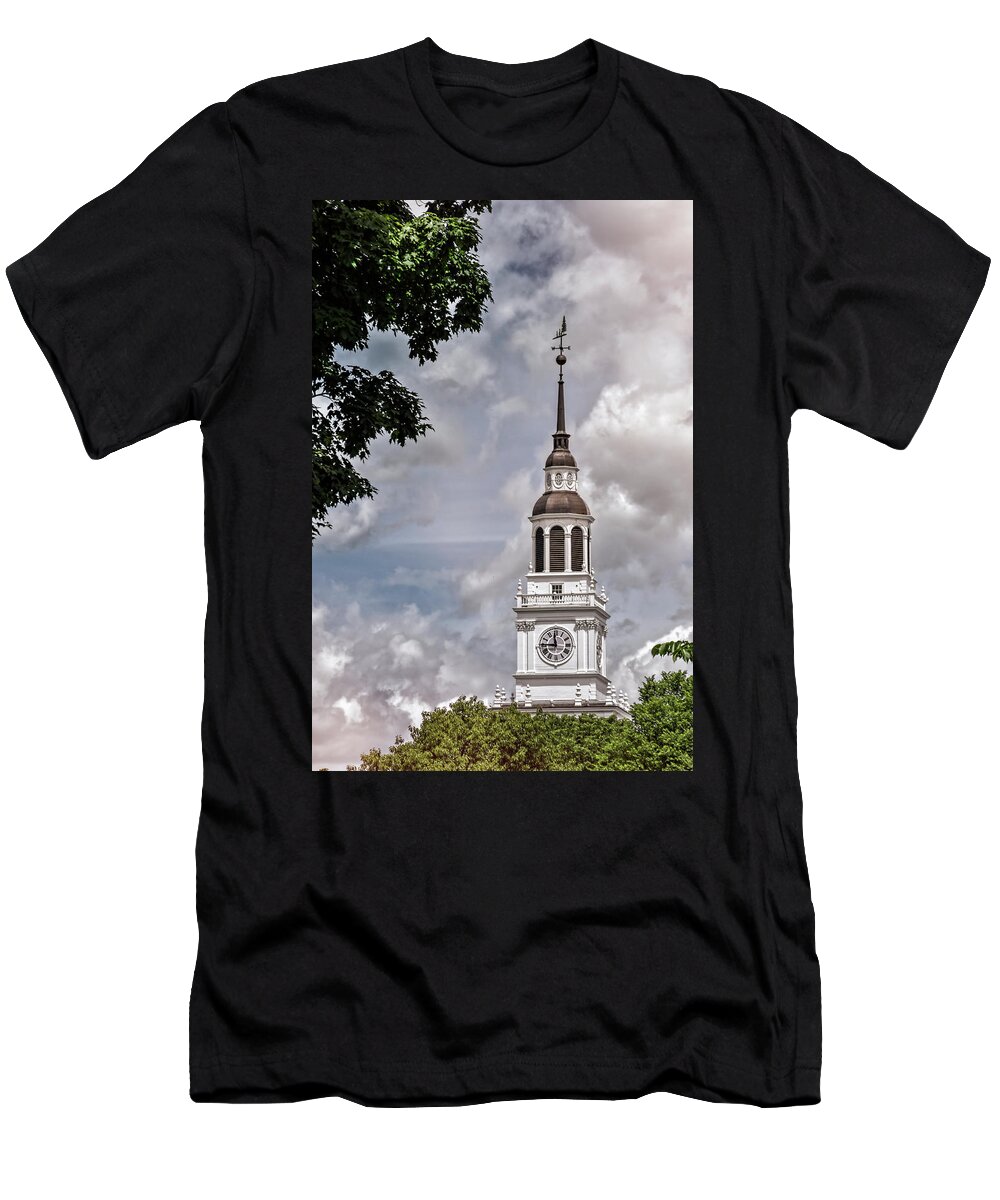 Dartmouth College T-Shirt featuring the photograph Baker Library Tower by Sandi Kroll