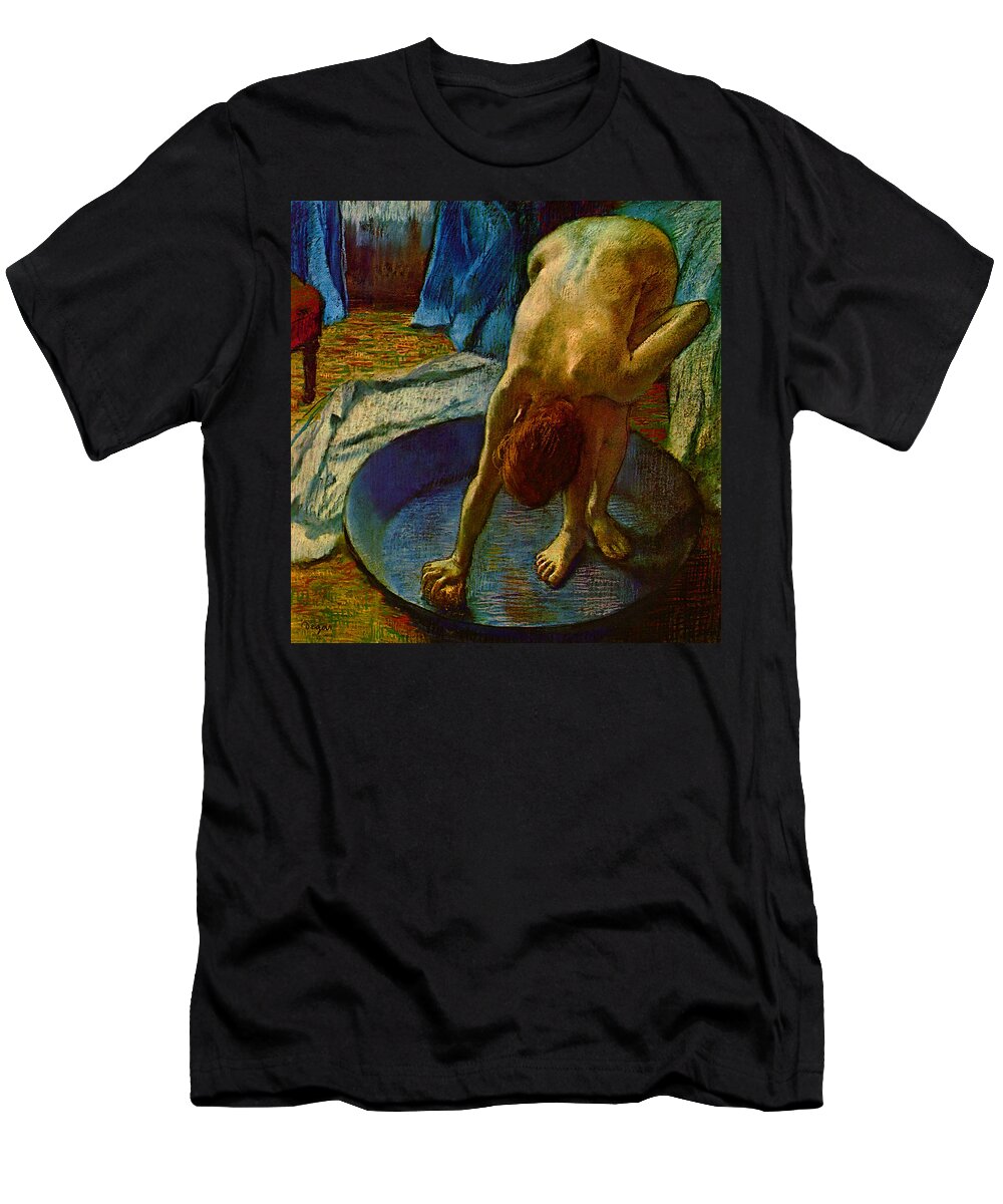 Post Modern T-Shirt featuring the digital art Blend 14 Degas by David Bridburg