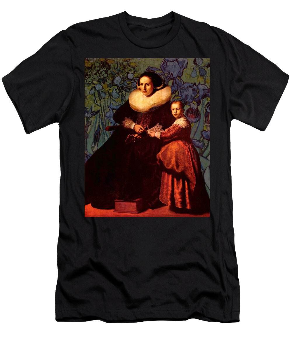 Post Modern T-Shirt featuring the digital art Blend II Rembrandt by David Bridburg