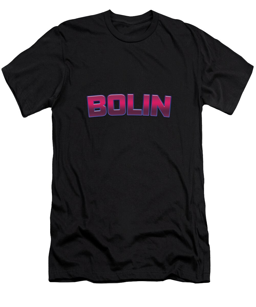 Bolin T-Shirt featuring the digital art Bolin by TintoDesigns