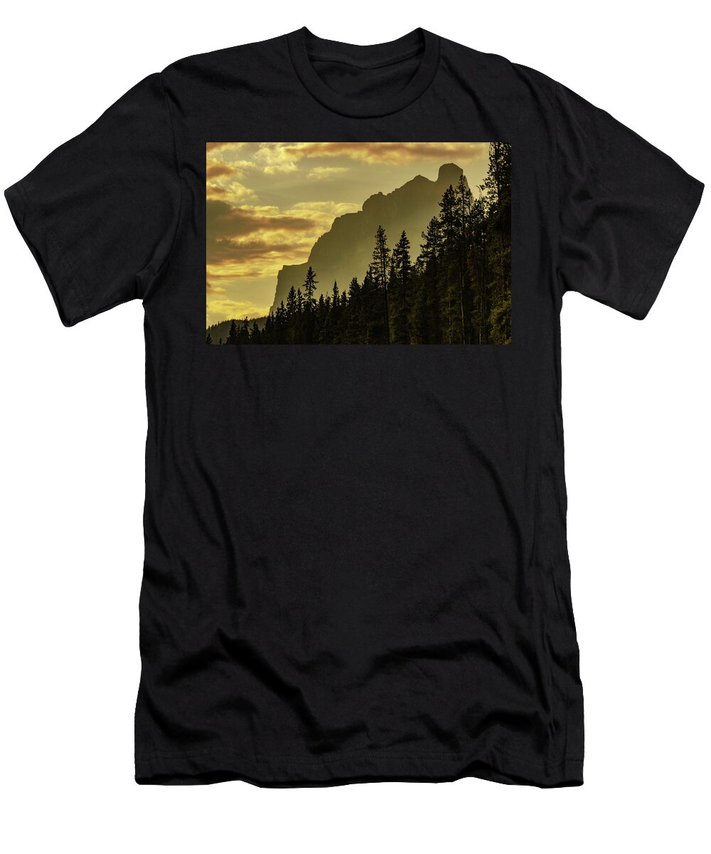 Canada T-Shirt featuring the photograph Bow Valley View by Douglas Wielfaert