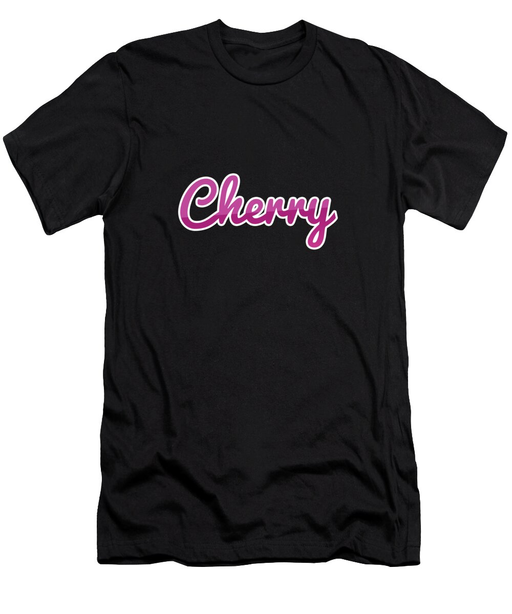 Cherry T-Shirt featuring the digital art Cherry #Cherry by TintoDesigns