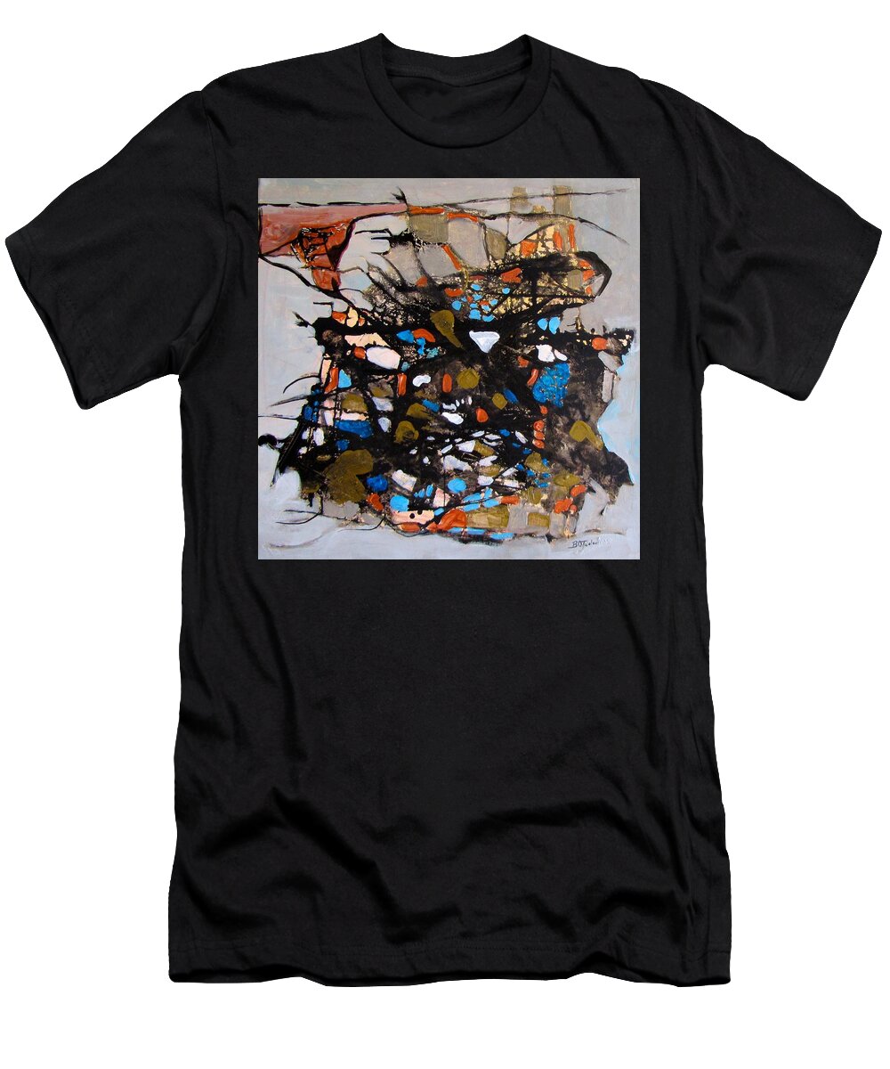 Abstract T-Shirt featuring the painting City of Angels by Barbara O'Toole