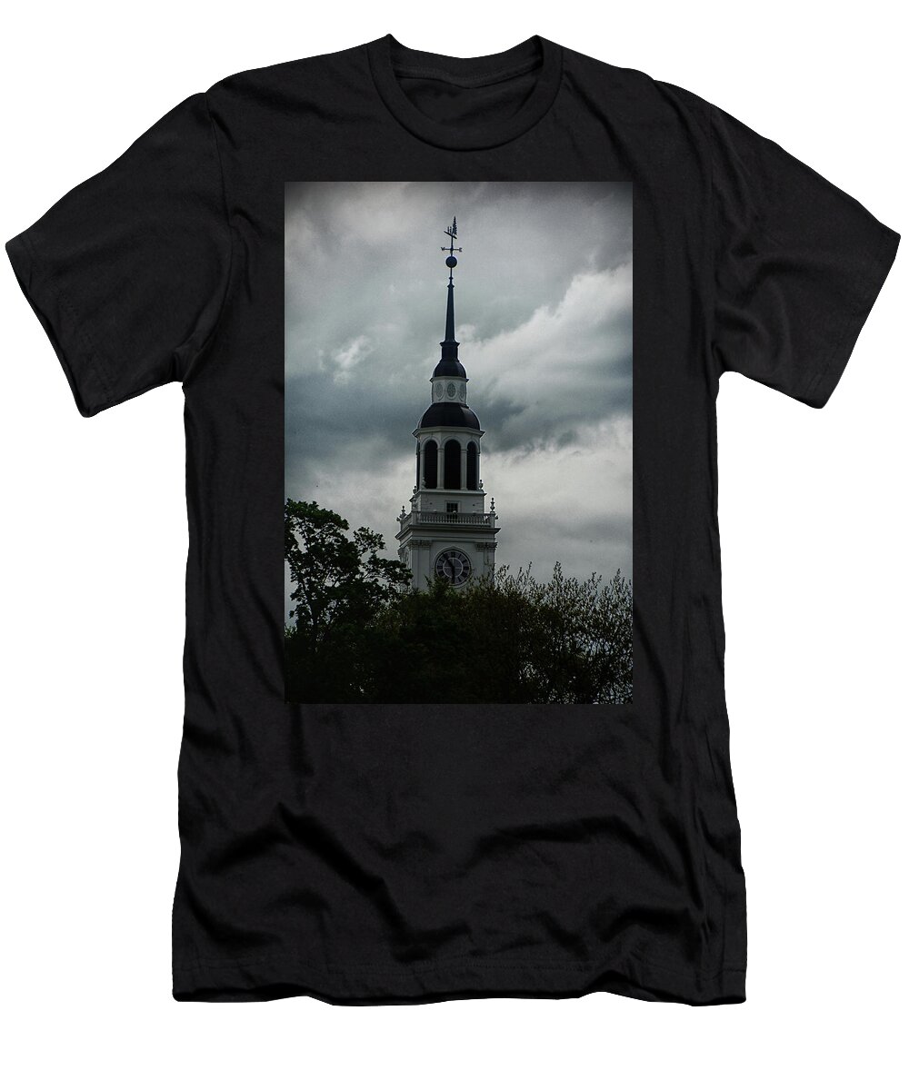 Dartmouth College's Clock Tower T-Shirt featuring the photograph Dartmouth College's Clock Tower by Raymond Salani III