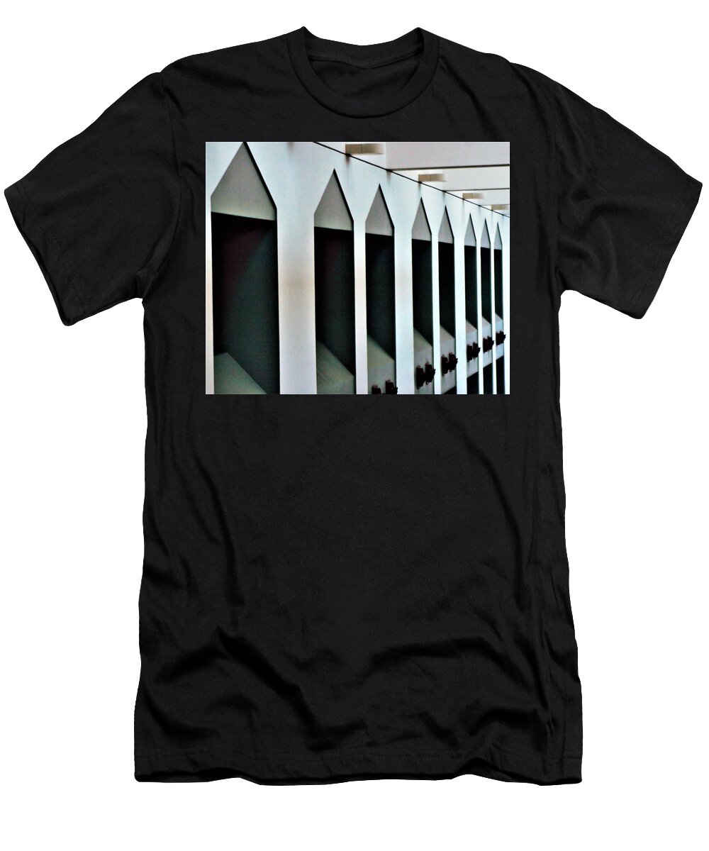 Architecture T-Shirt featuring the photograph Defined Lines by John Glass