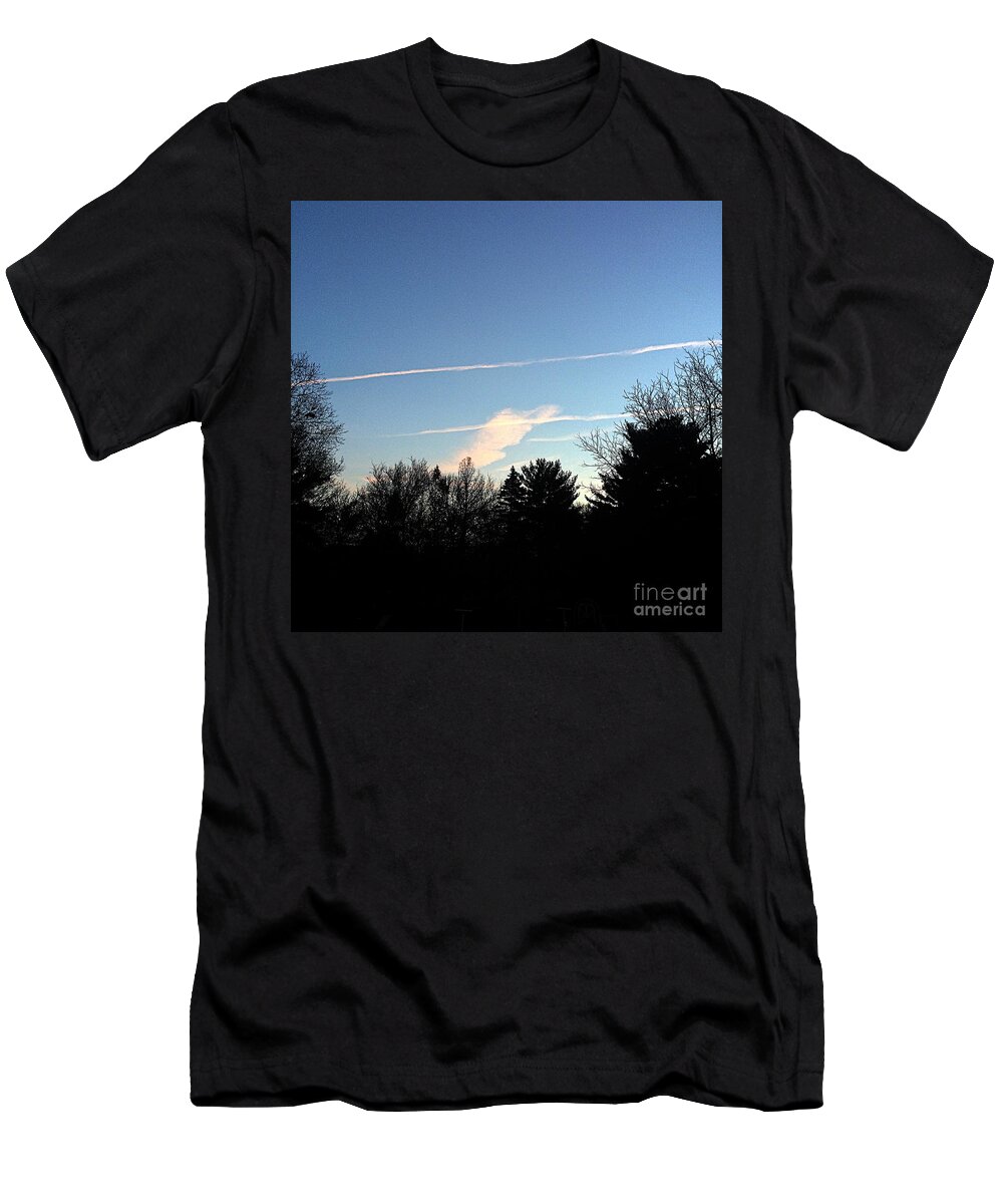 Nature T-Shirt featuring the photograph Draw the Line by Frank J Casella