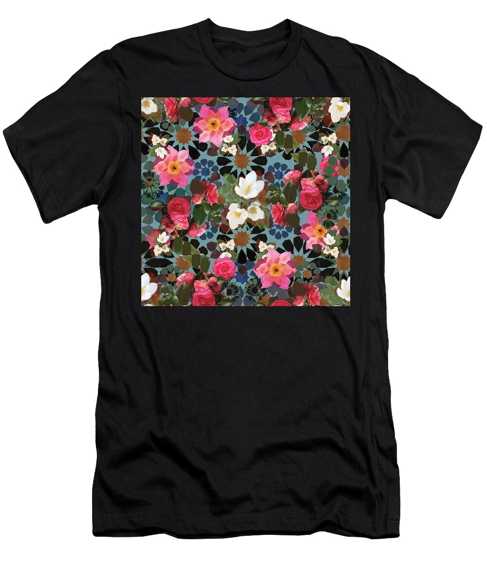 Alhambra T-Shirt featuring the mixed media Dreams XII by Big Fat Arts