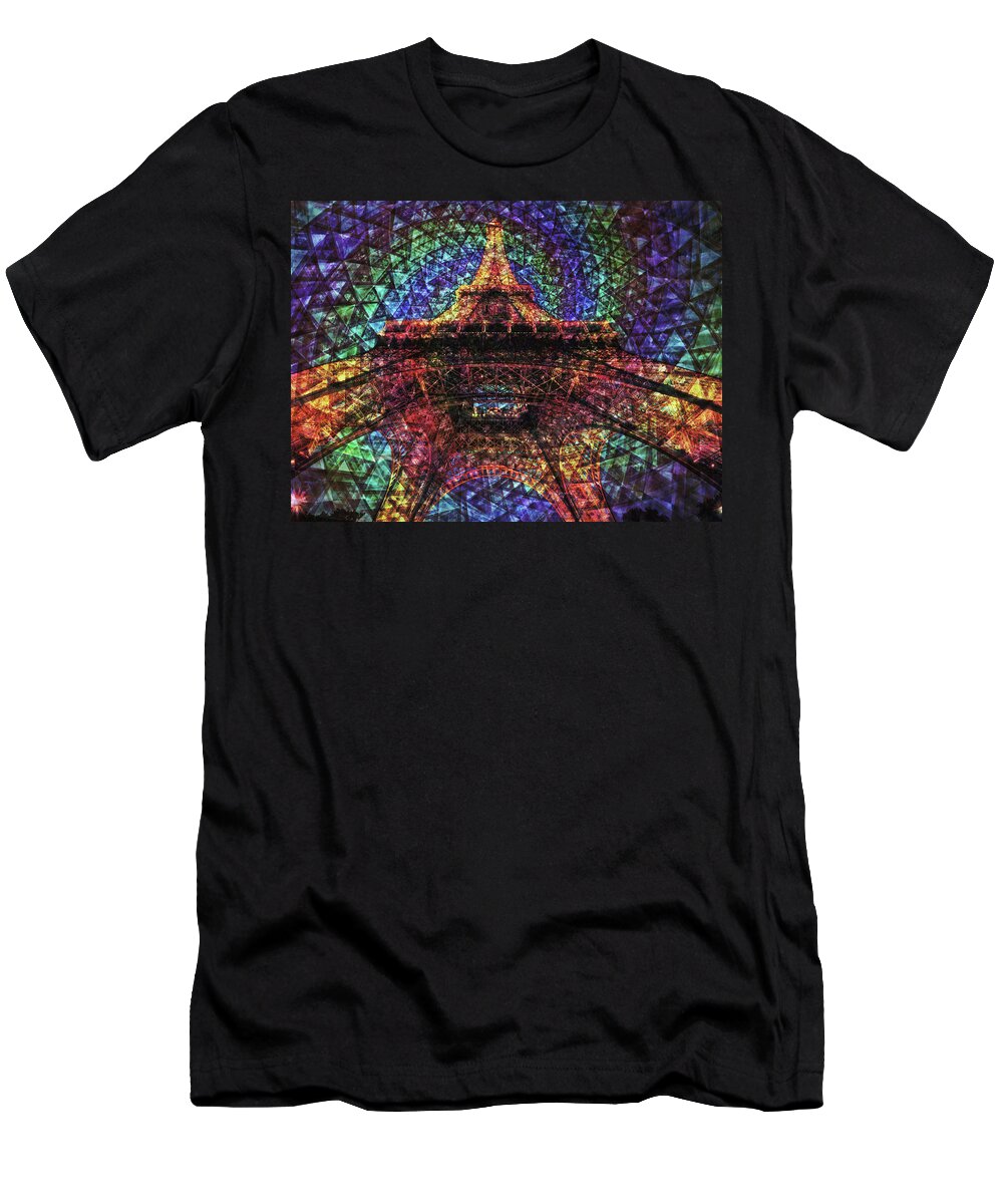 A T-Shirt featuring the photograph Eiffel Tower by J U A N - O A X A C A