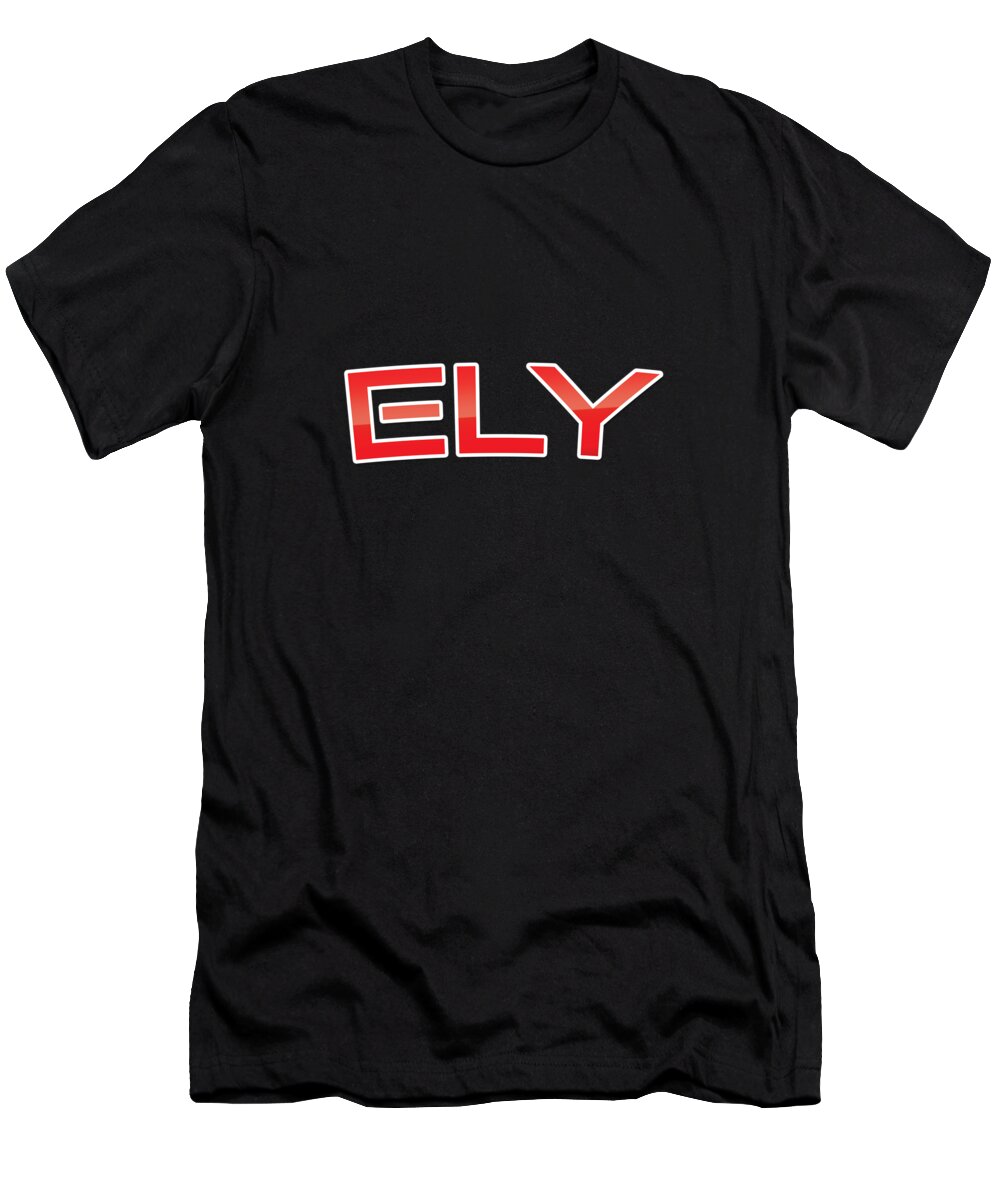 Ely T-Shirt featuring the digital art Ely by TintoDesigns