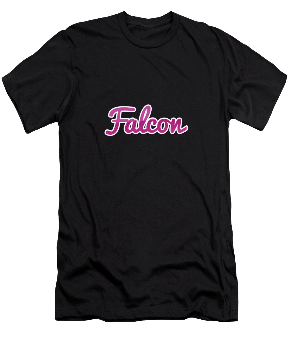 Falcon T-Shirt featuring the digital art Falcon #Falcon by TintoDesigns