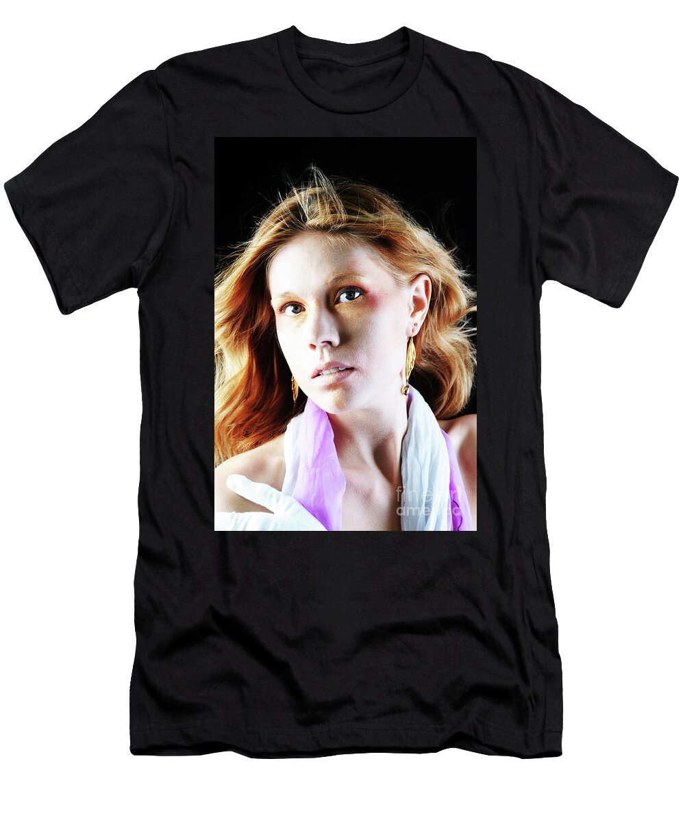 Girl T-Shirt featuring the photograph Gold Dust by Robert WK Clark