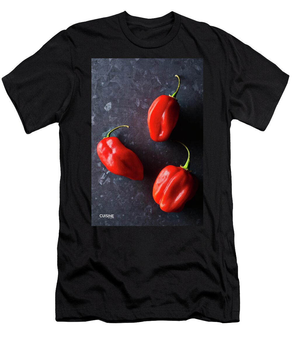 Cuisine At Home T-Shirt featuring the photograph Habaneros by Cuisine at Home