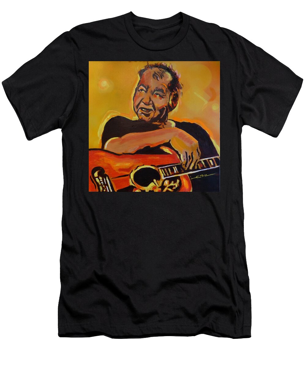 John Prine T-Shirt featuring the painting His Pumpkin's Little Daddy by Eric Dee