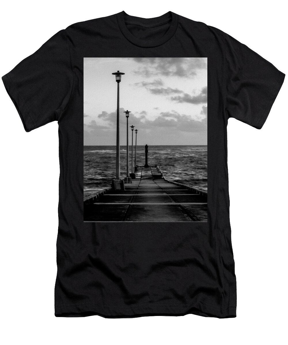Jetty T-Shirt featuring the photograph Jetty by Stuart Manning