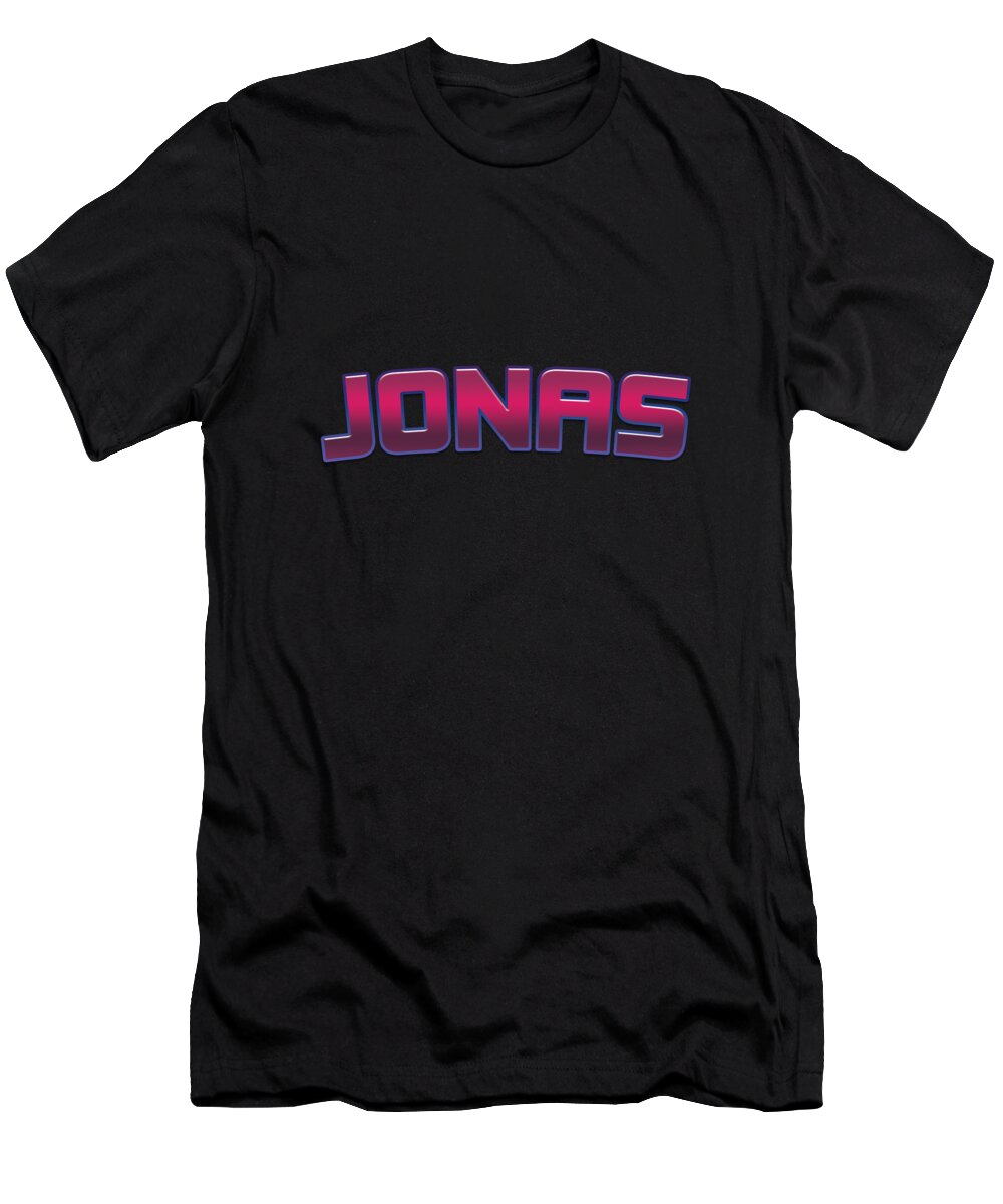 Jonas T-Shirt featuring the digital art Jonas #Jonas by TintoDesigns