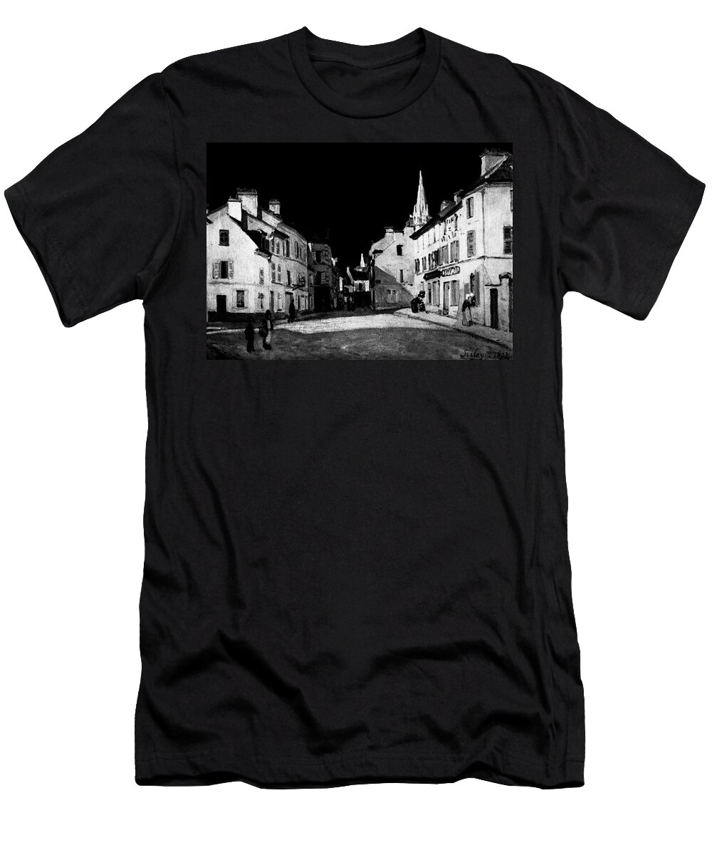 Postmodernism T-Shirt featuring the digital art Layered 7 Sisley by David Bridburg