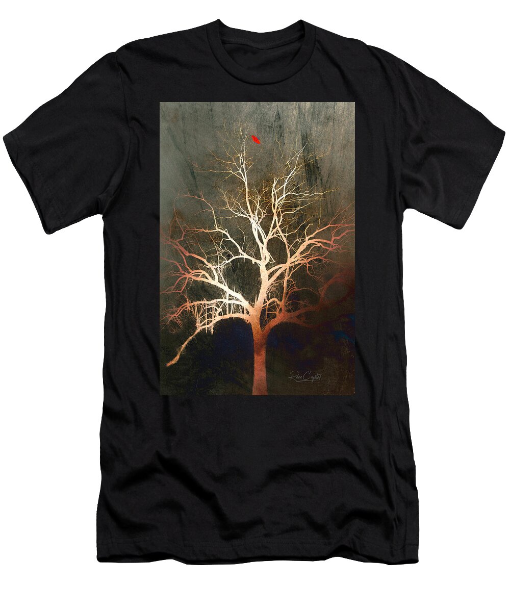Trees T-Shirt featuring the photograph Letting Go Is Hard by Rene Crystal