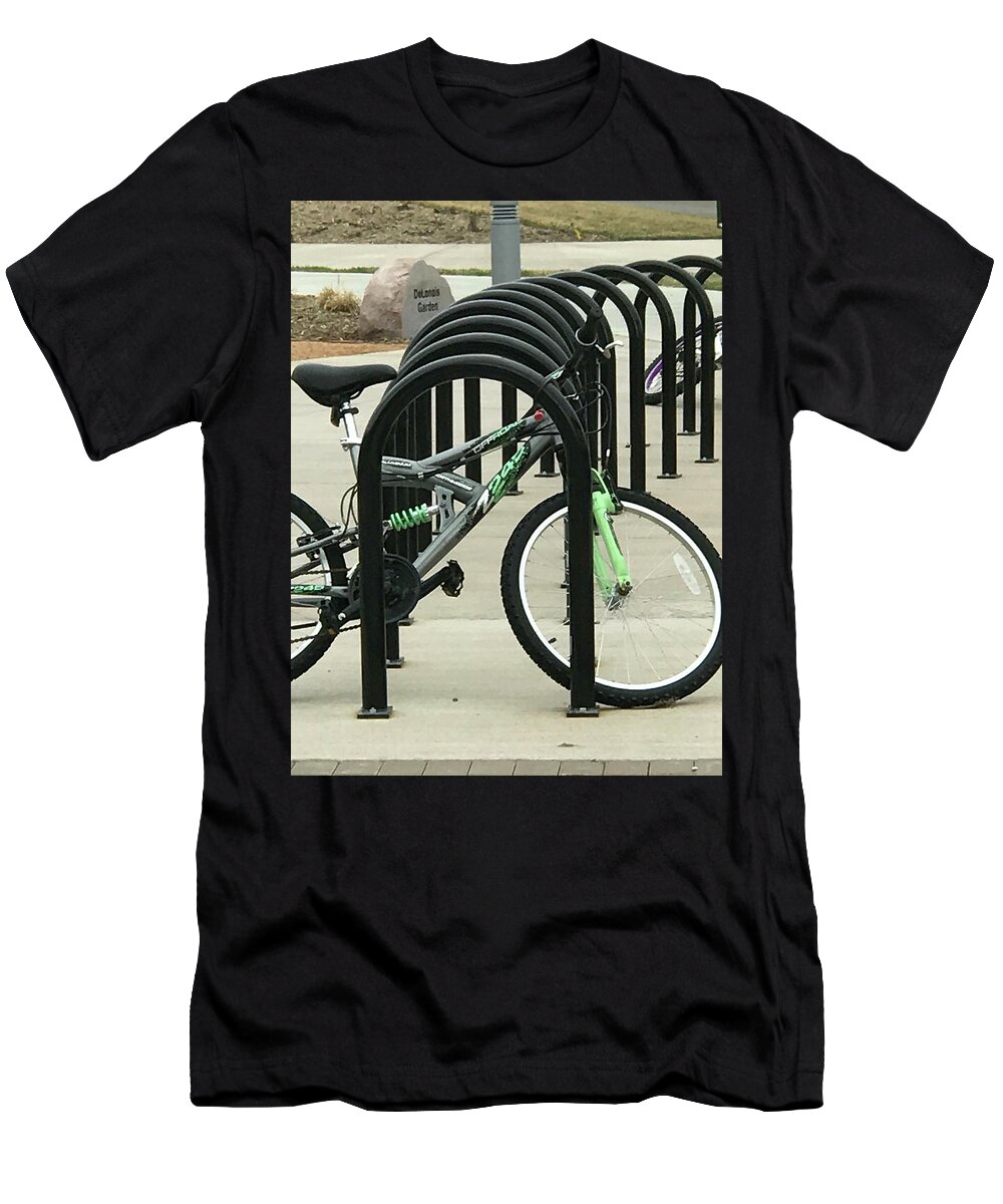  T-Shirt featuring the photograph Locked Up by Michelle Hoffmann