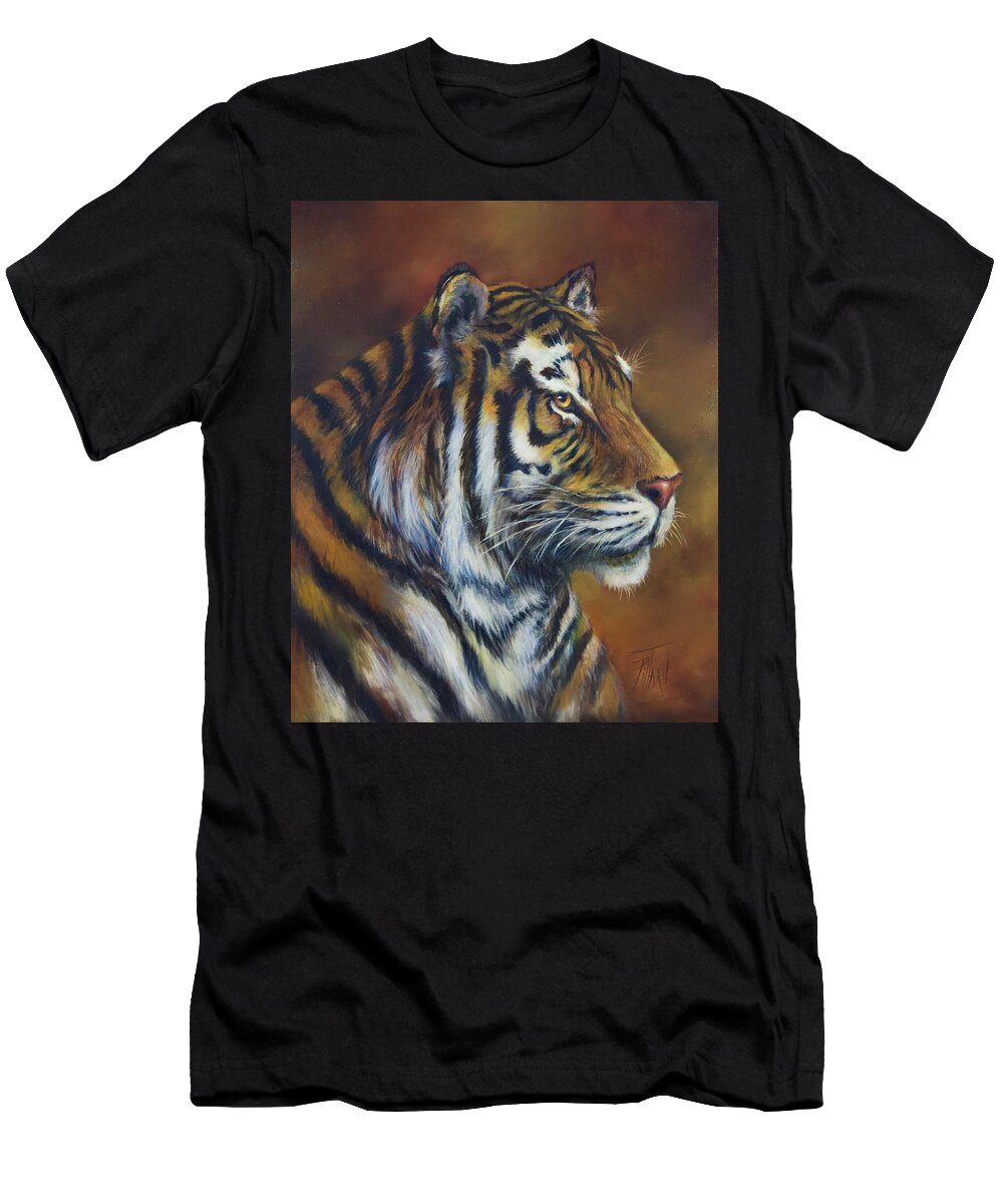 Wild Life T-Shirt featuring the painting Looking ahead by Lynne Pittard