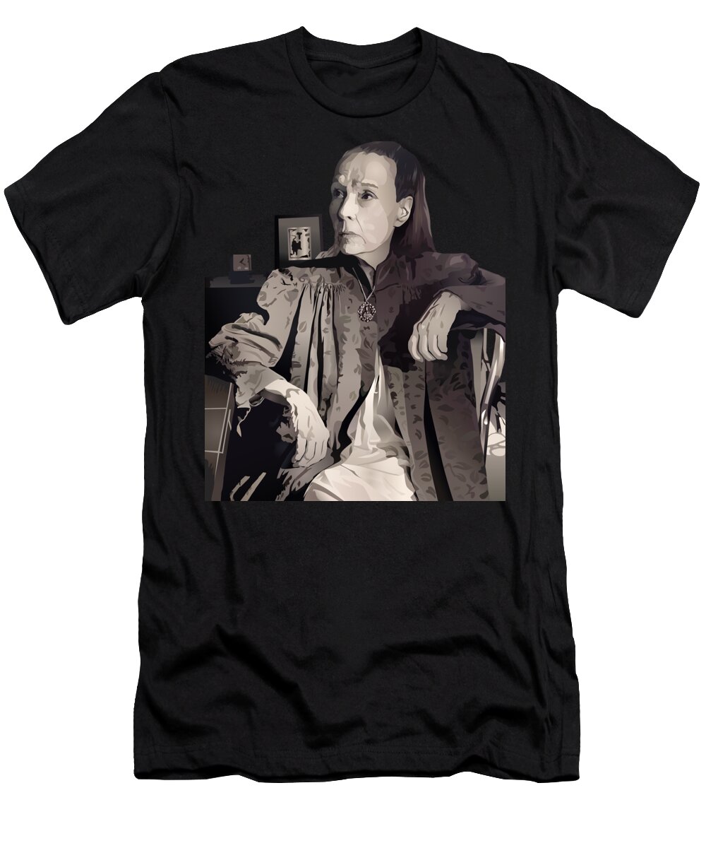 Louise Brooks Official T-Shirt featuring the digital art Louise Brooks in Rochester by Louise Brooks