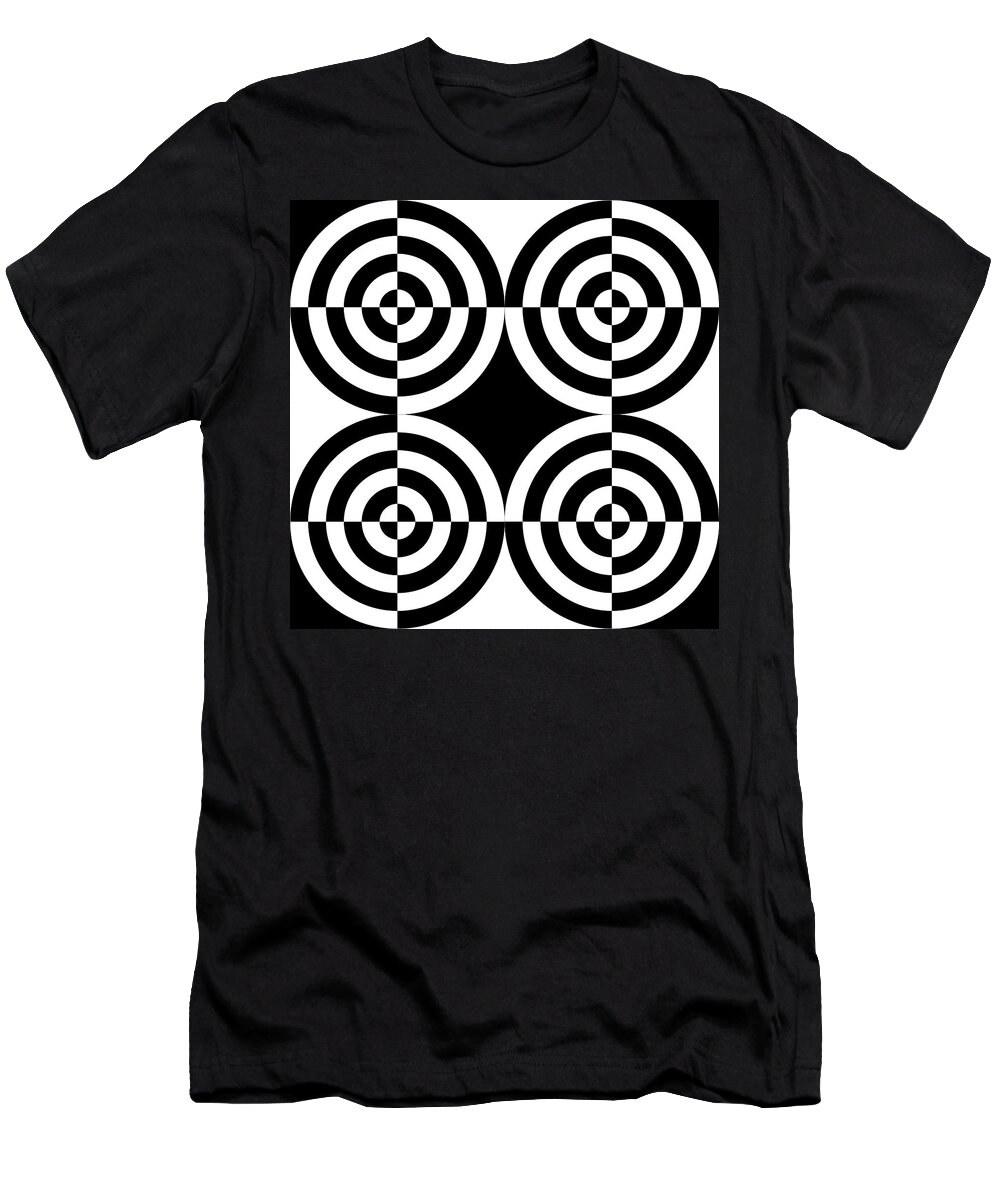 Abstract T-Shirt featuring the digital art Mind Games 104 by Mike McGlothlen
