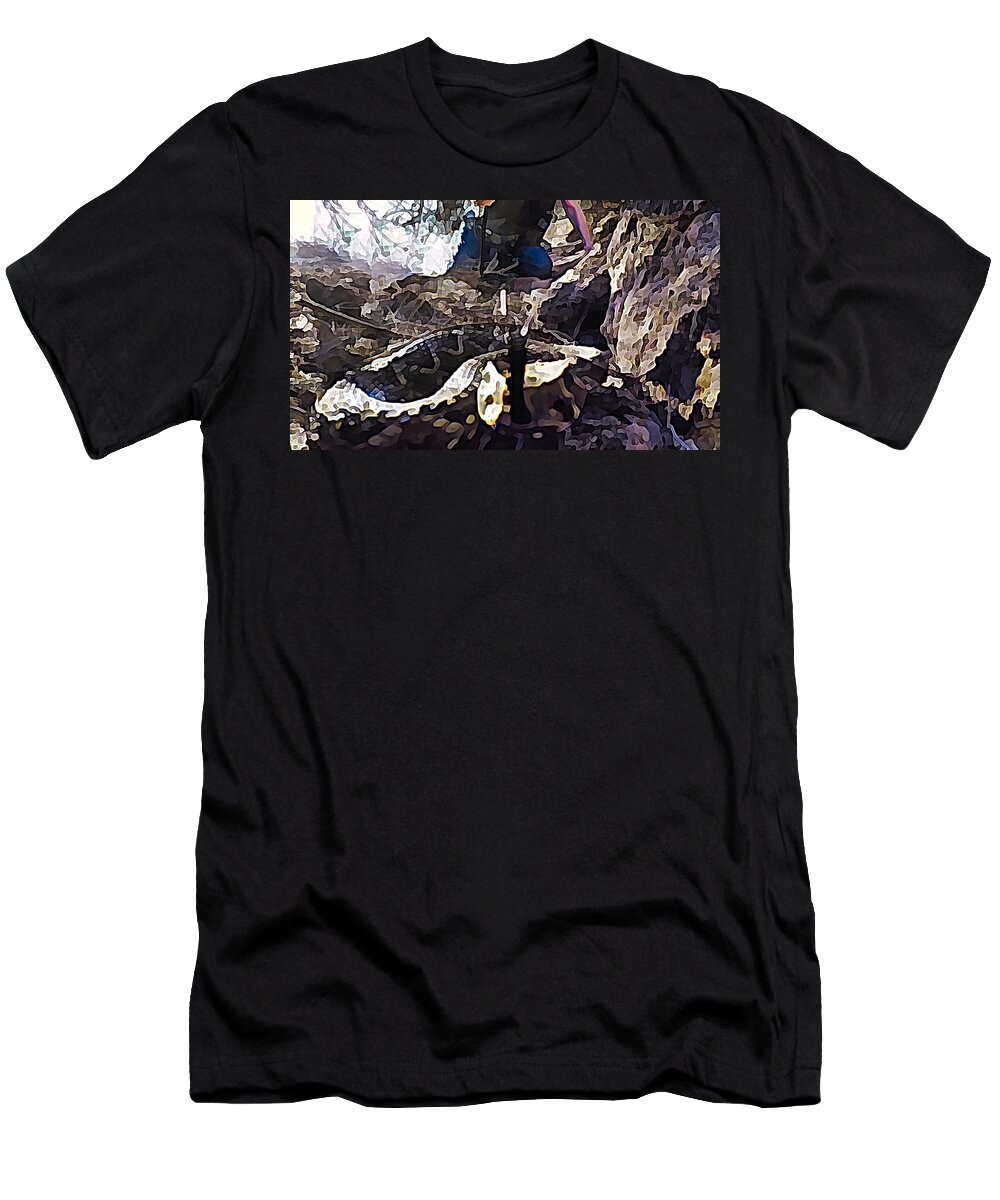 Affordable T-Shirt featuring the photograph Mojave Impressions by Judy Kennedy