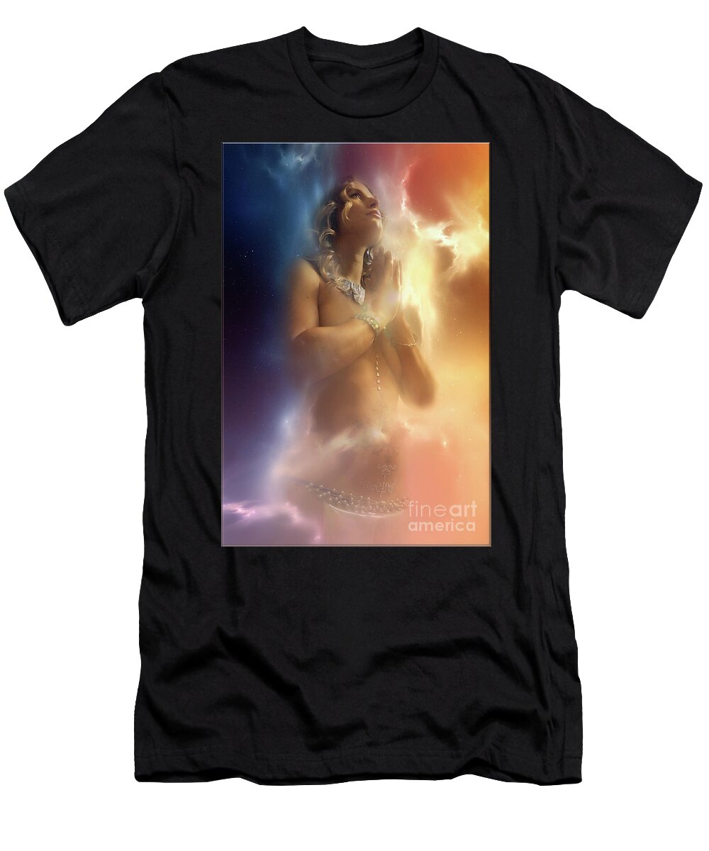 Dark T-Shirt featuring the digital art Moment Of Enlightenment by Recreating Creation