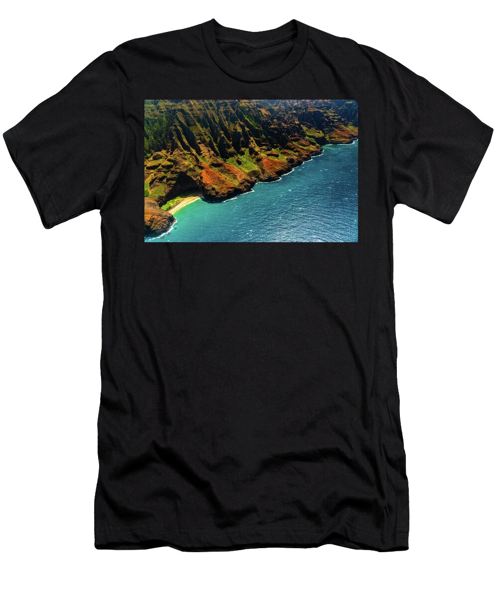 Travel T-Shirt featuring the photograph Napali Coast by Asif Islam