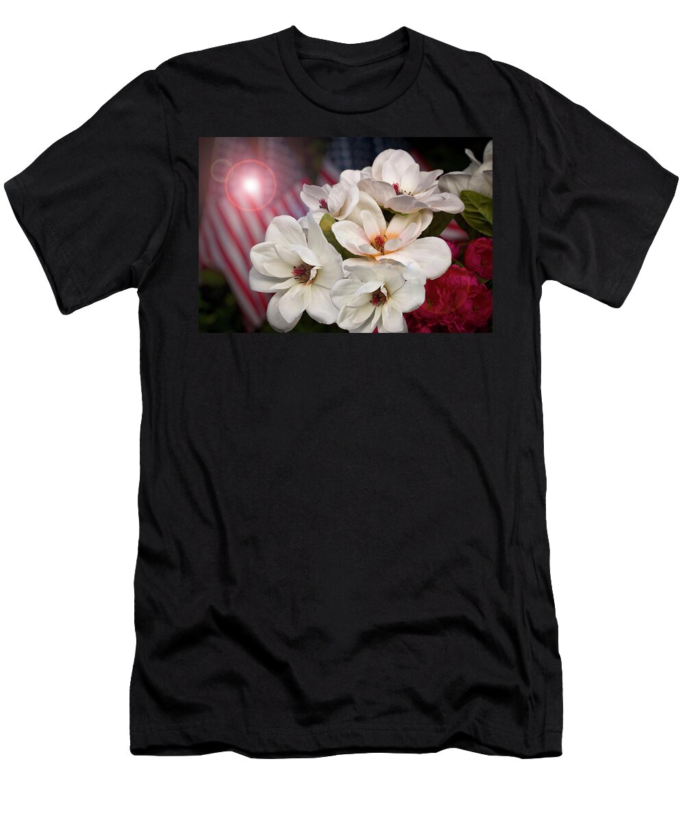 Flowers T-Shirt featuring the photograph Never Forget by Vanessa Thomas